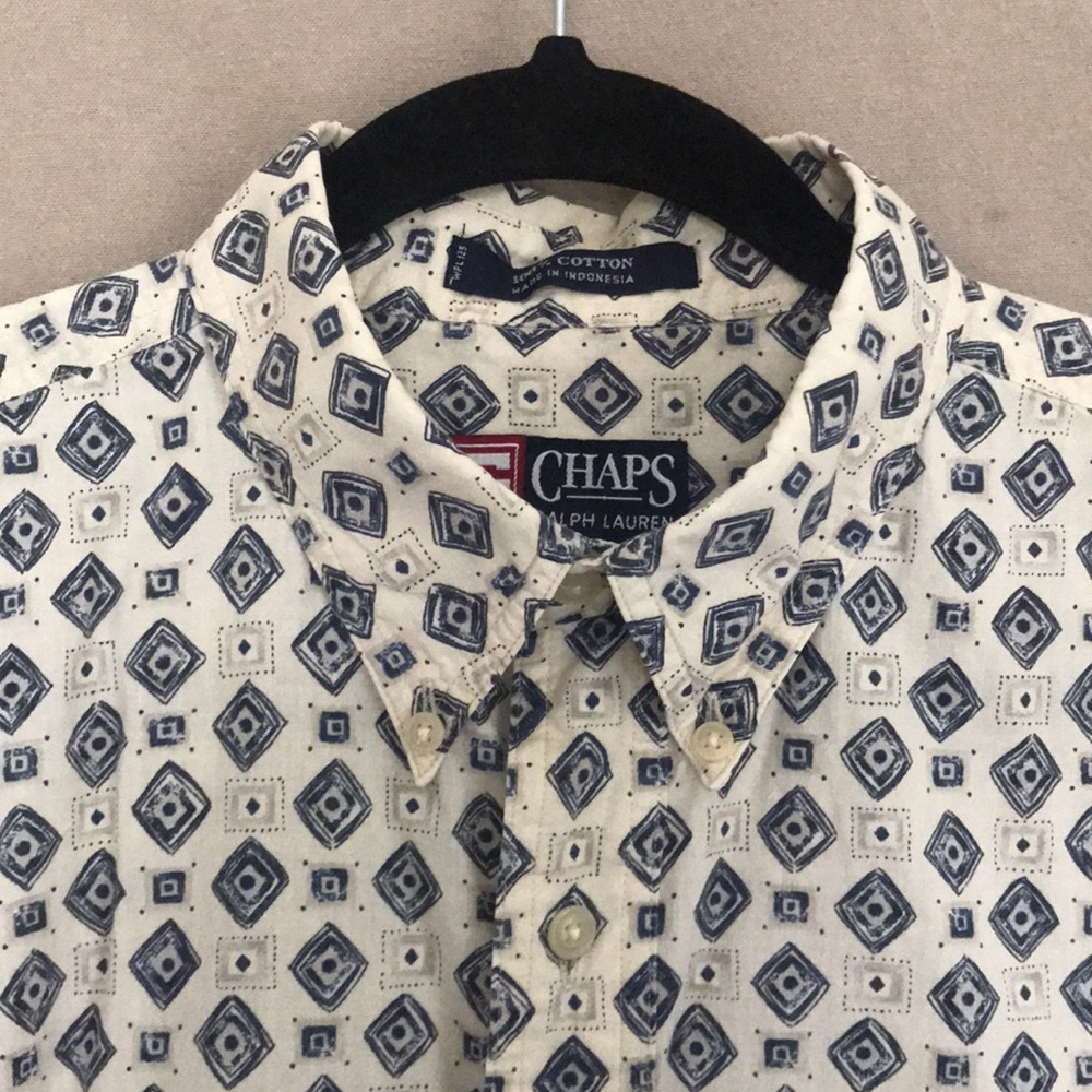 Chaps Ralph Lauren Vintage Look Cotton Men's Shirt